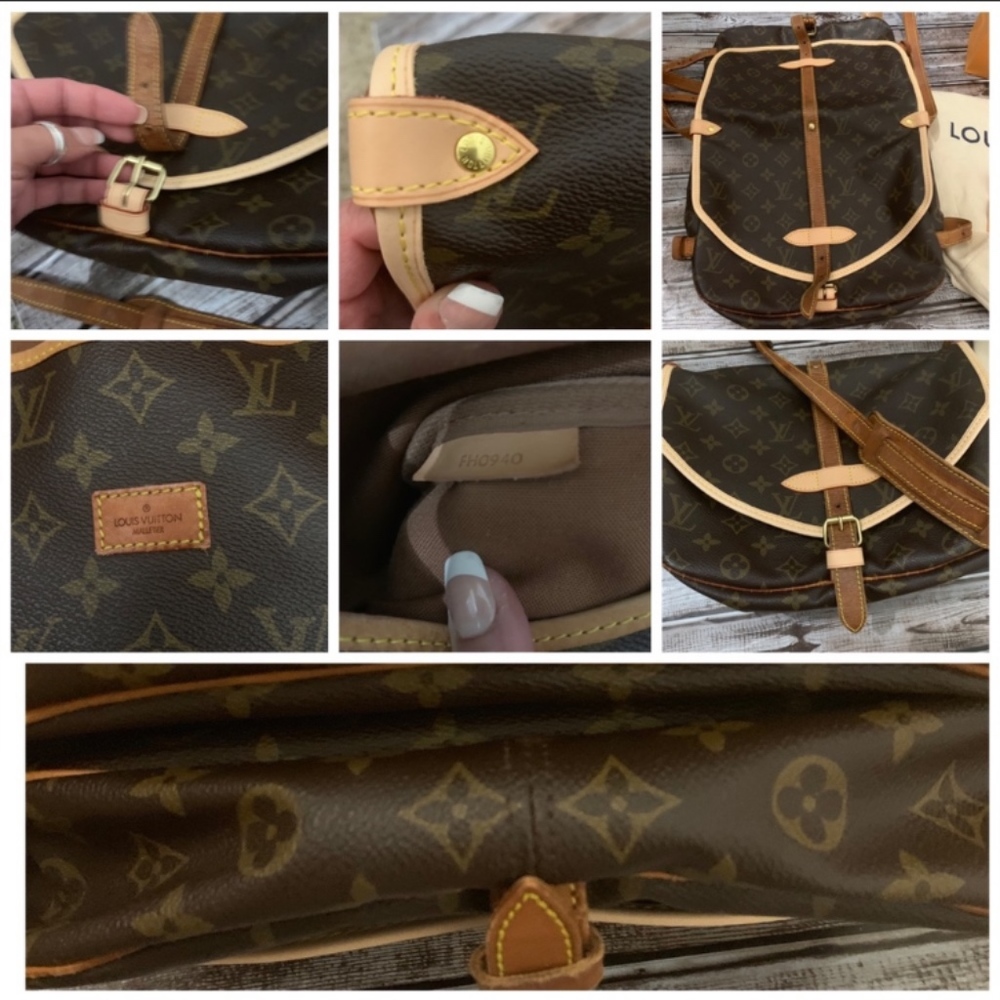 Authentic louis Vuitton Monogram Saumur 30 - Picture 8 of 8